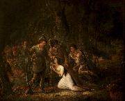 John Blake White Sergeants Jasper and Newton Rescuing American Prisoners Spain oil painting artist